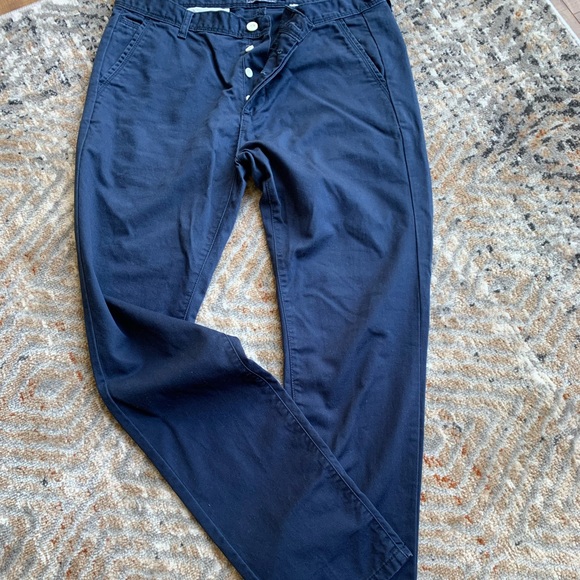 Topman Other - EBUC  MENS 36L TOPMAN SKINNY CHINO ROYAL BLUE with button fly